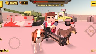 BLOCKAPOLYPSE Zombie Shooter: How to Make More Money in Game | Big Map Exploration with all Vehicles screenshot 4