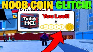 *NEW* HOW TO GET FAST COINS FOR NOOBS IN ROBLOX TOILET TOWER DEFENSE | NOOB COIN GLITCH METHOD