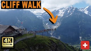 CLIFF WALK GRINDELWALD FIRST | TISSOT | SWISS ALPS SWITZERLAND | TOURISM VIDEO 4K