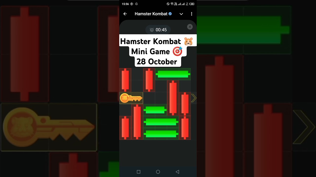 Hamster Kombat Mini Game ( 28 October ) 
