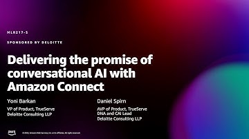 Amazon re:MARS 2022 - Delivering the promise of conversational AI with Amazon Connect (MLR217-S)