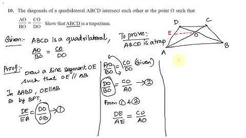 Triangles Exercise 6.2 Q 10 in Tamil | Class 10 Maths in Tamil | CBSE NCERT Mathematics in Tamil