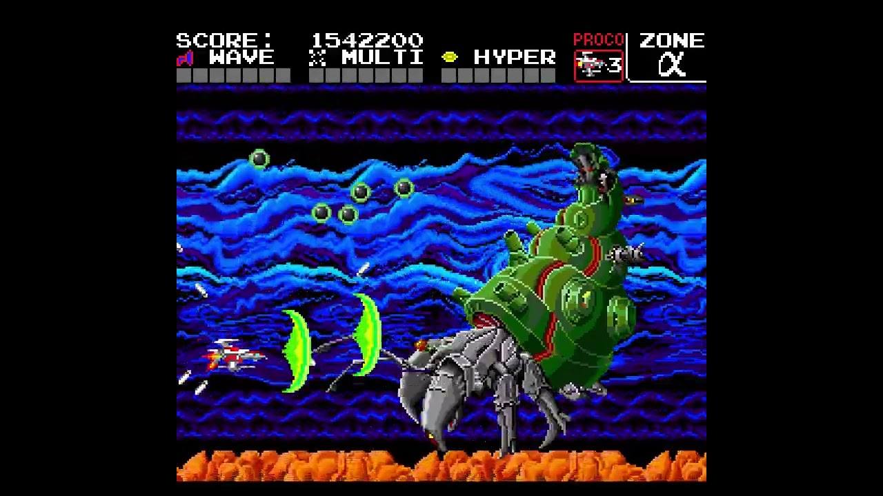 Darius Alpha (1990 - PC Engine) - Longplay - YouTube
