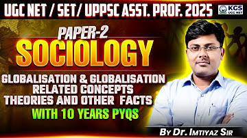 UGC NET / SET/ UPPSC Asst. Prof. 2025 | Paper - 2 | Sociology |  Dr. Imtiyaz Sir