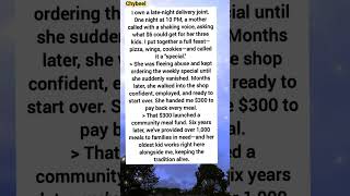 A mother called with $6 to feed three kids. What happened next started a movement❤️ #kindness