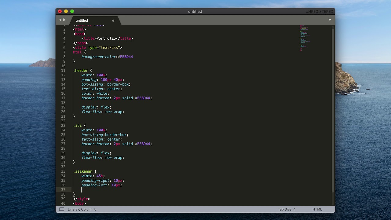 tutorial penggunaan class pada html - YouTube