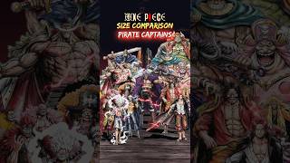 One Piece Size Comparison : Pirate Captains! Who shocked you? 🏴☠️ #OnePiece #Shorts One Piece Size Comparison : Pirate Captains! Who shocked you? 🏴☠️ #OnePiece #Shorts