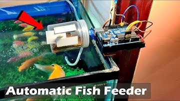 How To Make an Automatic Fish Feeder Machine #arduino #experiment #arduinoproject #fish #viral