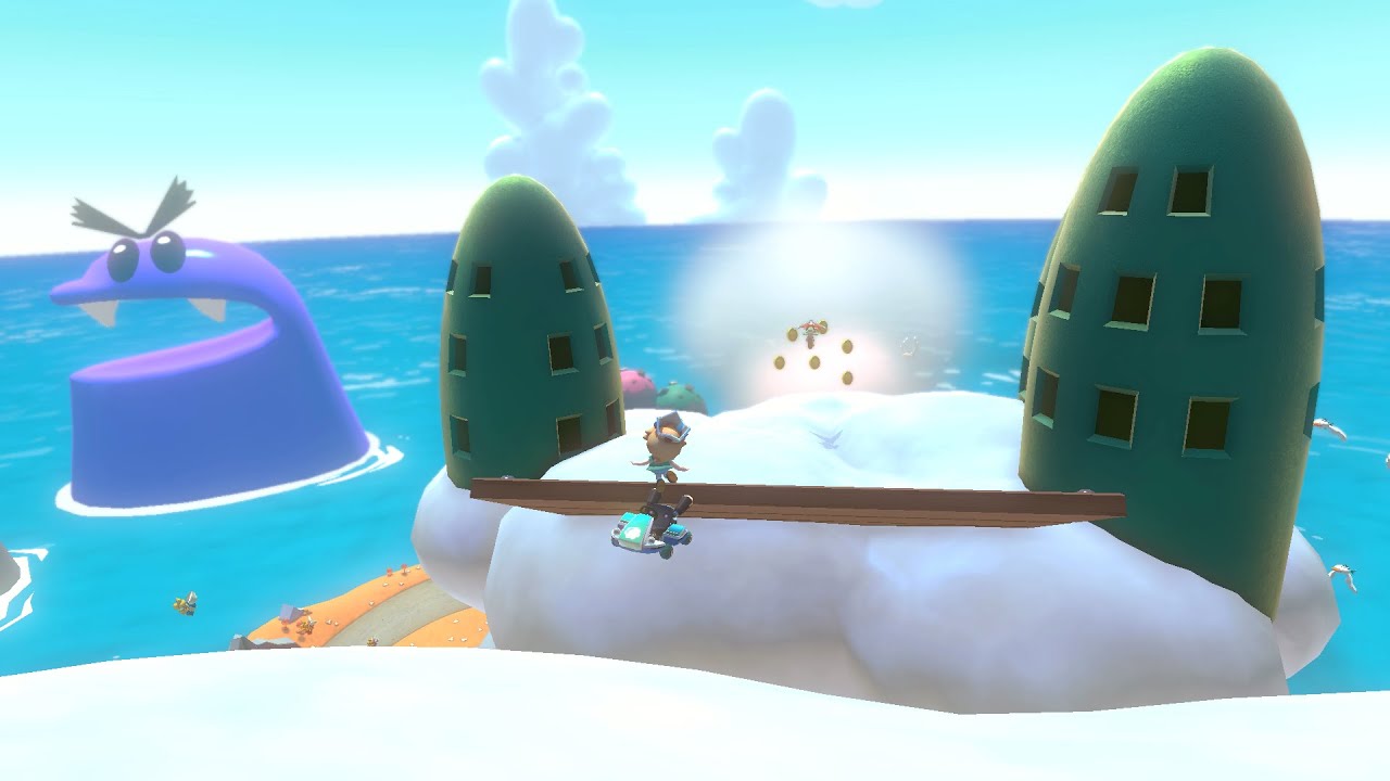Mario Kart 8 DX (Offline) Baby Rosalina Standard Kart Azure