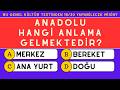 Bu Genel Kültür Testinde 15/30 Yapabilirsen Üst Seviyesin.