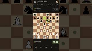 1+0 chess game in lichess