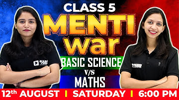 CLASS 5 ONAM EXAM SPECIAL MENTI WAR | BASIC SCIENCE V/S MATHS |  EXAM WINNER
