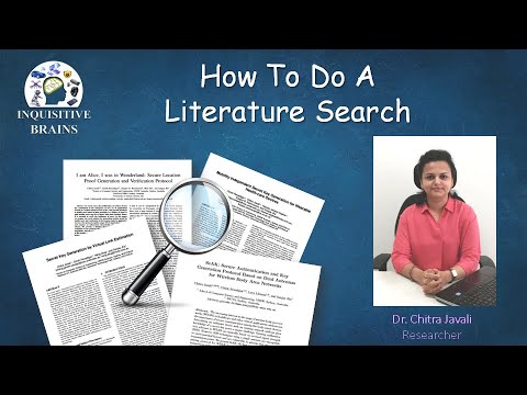 phd literature search