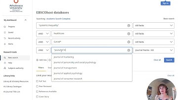 Limiting to specific journals