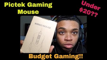 Budget Gaming Mouse - Pictek Gaming Mouse Unboxing + Review