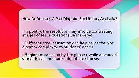 How Do You Use A Plot Diagram For Literary Analysis? - The Prose Path