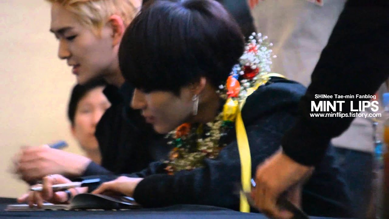 131025 여의도 팬싸인회 태민 - 니가 좀 짱인듯♥