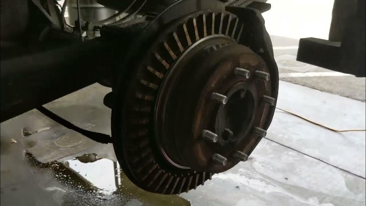Grinding Truck Brakes Worst Ever? No Brake Rotor left YouTube
