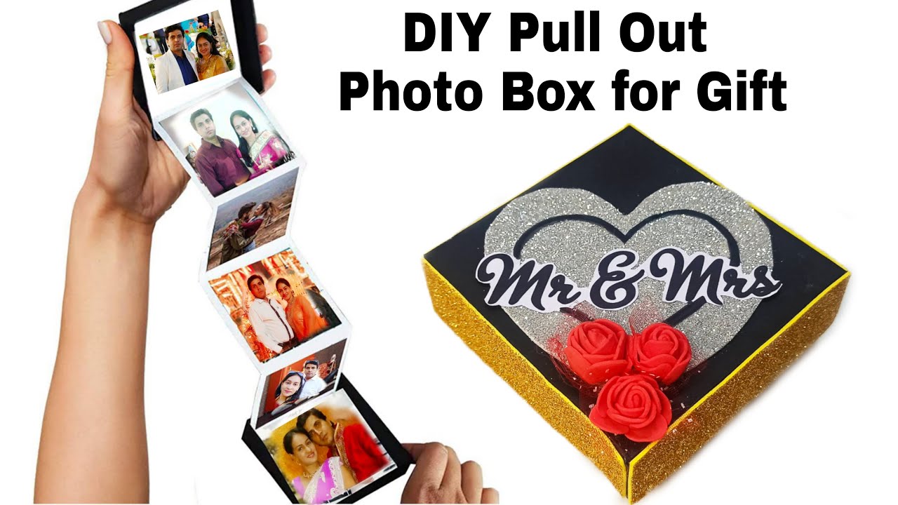 DIY Pull-out Photo Album Valentine's Gift - The Budget Diet