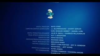 The Smurfs Credits With We Will Rock You! (first video in may) Resimi