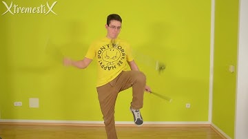 Flowerstick/ Devilstick Tutorial #5 (Foot-game)