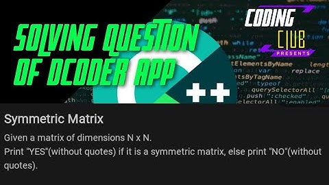 check symmetric matrix #programming #shorts #c++ #coding
