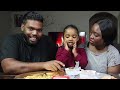 Sharing my childhood hometown snacks with my wife and kids in USA | Blindian couple tasting snacks