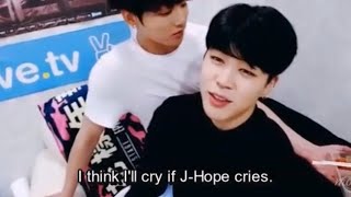 [BTS] When J-Hope Cries, Jimin Cries