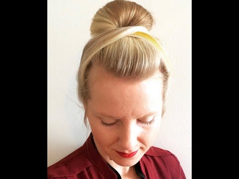 Quick & Easy Hair Chignon Upstyle - 'Roll & Rock' - The Mane Event