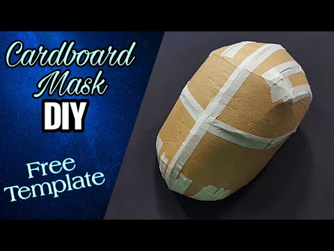 Video: How To Make A Cardboard Mask