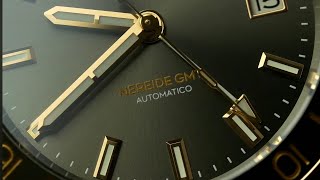 "TRUE" GMT under 12mm! Venezianico Nereide GMT Grand Tour is PERFECT, thus staying in the collection