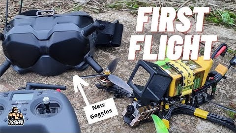 Dji v2 goggles first flight .