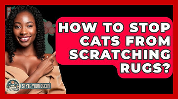 How To Stop Cats From Scratching Rugs? - Style Your Decor