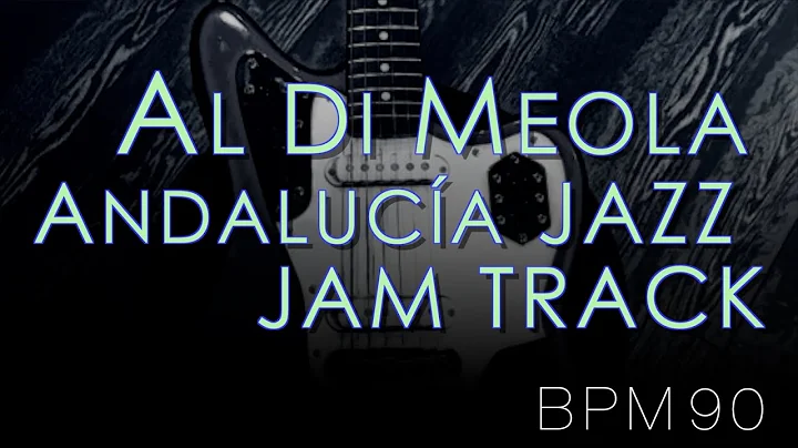 Al Di Meola Style - Andalucía Smooth Jazz Backing Track in D minor↓Chords (Solo Start 1:05〜)