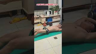 A 40-year-old man does 200 waist exercises on an empty stomach every morning to develop waist an
