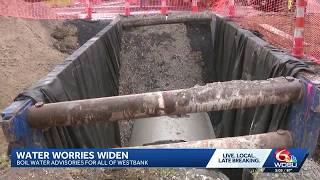 Boil water advisory continues for Algiers after days of water pressure issues