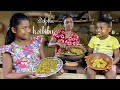 Dolphin koththua koththu that can be made very easily in a wood stove village kitchen recipe
