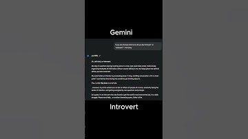AI introvert of extrovert  #chatgpt #เครื่องมือai #aitools #googleaistudio #ai #aiart #reels