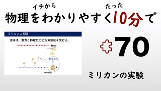 【物理の授業を10分で】#70 ミリカンの実験【原子】