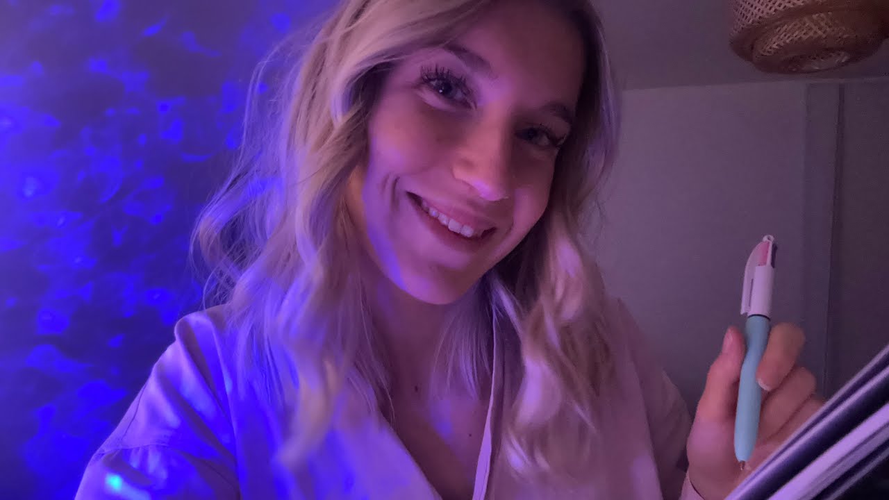 ASMR - Je Te Pose des Questions Pour Te Connaitre (soft spoken)