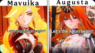 Mavuika and Augusta when started the Gladiator Tournament Feel the Same