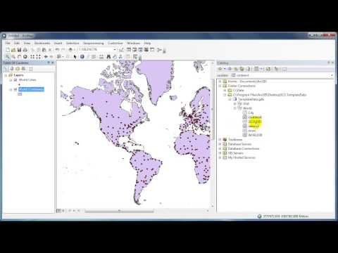 Como adicionar dados a ArcMap - ArcGIS 10 2