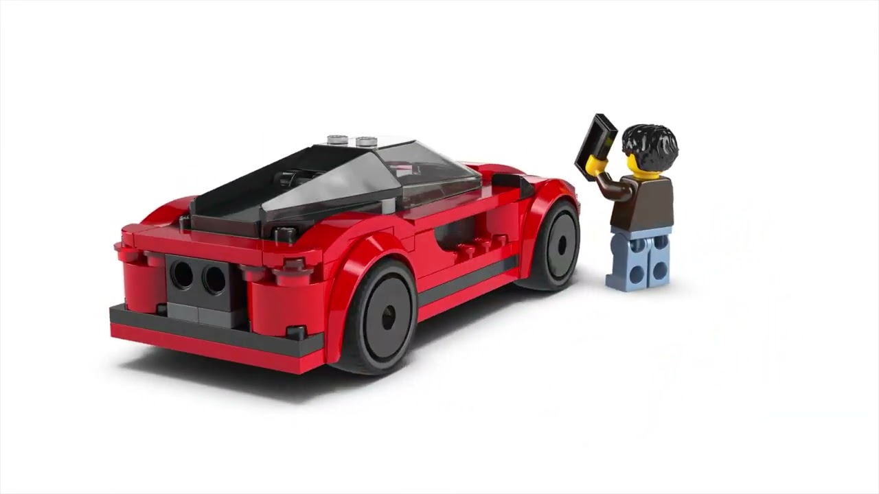 Конструктор LEGO City Червоний спортивний автомобіль (60448