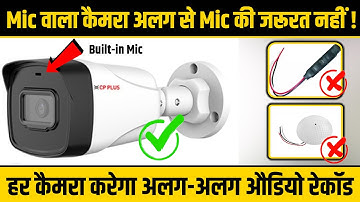 Cp Plus CCTV Inbuilt MIC Camera Configuration | Camera With MIC | Clean Audio | No Need Extra Mic