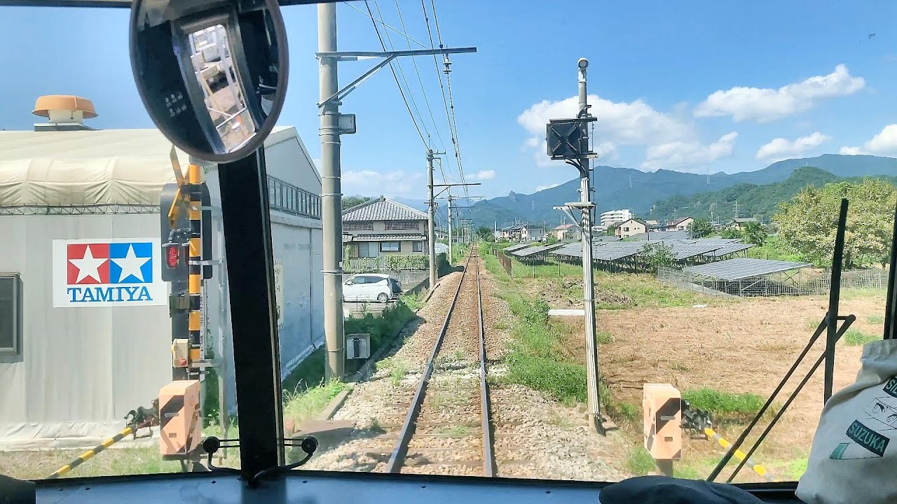 上信電鉄前面展望　上州福島→南蛇井＜Cabview Japanrail Jōshin Electric Railway JŌSHŪ-FUKUSHIMA → Nanjai＞