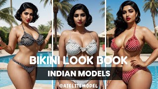 Ai Art Lookbook 4K Video | Plus Size Models | #Bikini  #Sd #Sdxl