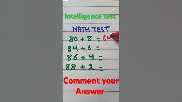 intelligence test video #maths #resoning #video #mathstricks #puzzle #braintest #iqtest #mathematics