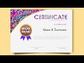 How to make a Certificate in PowerPoint