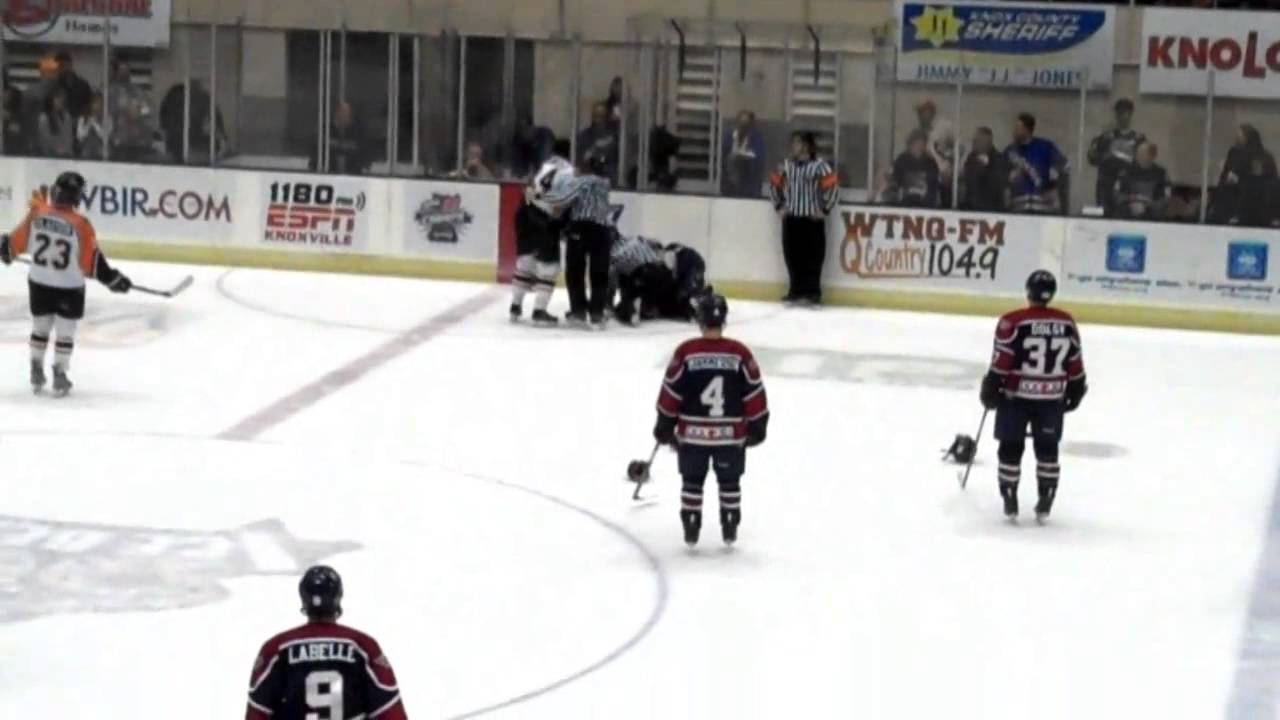 Knoxville Ice Bears/ RiverhawksHockey Fights YouTube