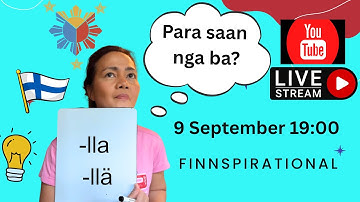 Finnish for Filipinos -lla llä suffix #learnfinnish #finnishgrammar #finnishlanguage